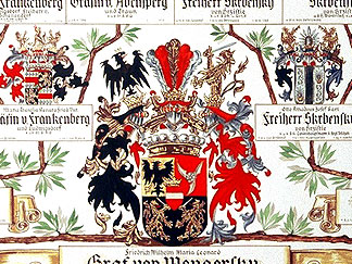 Ausführung in Aquarell auf Karton